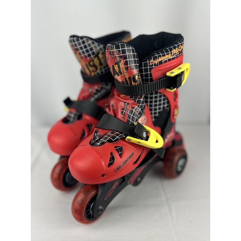 Cars Lightning Mcqueen Roller Blades Size J6-J9